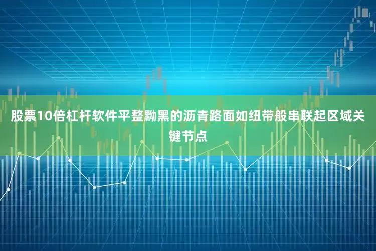 股票10倍杠杆软件平整黝黑的沥青路面如纽带般串联起区域关键节点
